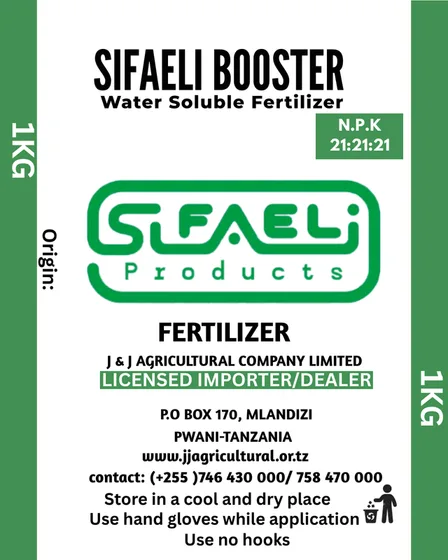 SIFAELI Booster water-soluble NPK 21:21:21 fertilizer pack