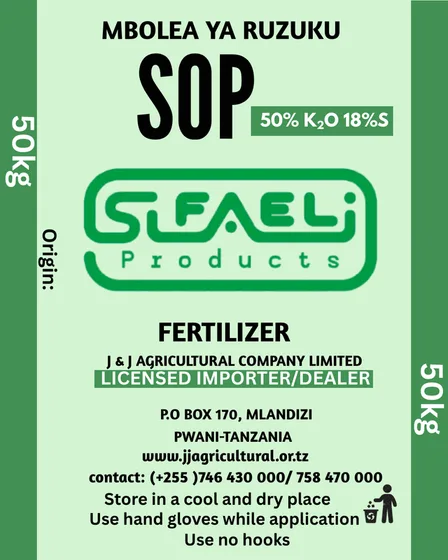 SIFAELI 50 kg subsidized SOP fertilizer sack